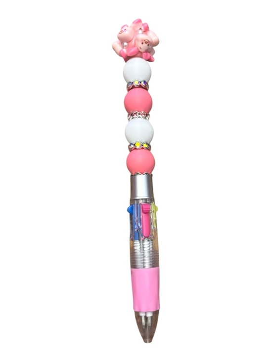 Handcrafted Other - AB INKS HANDMADE EXPRESSIONS Handmade Piglet Multi Colored Pen